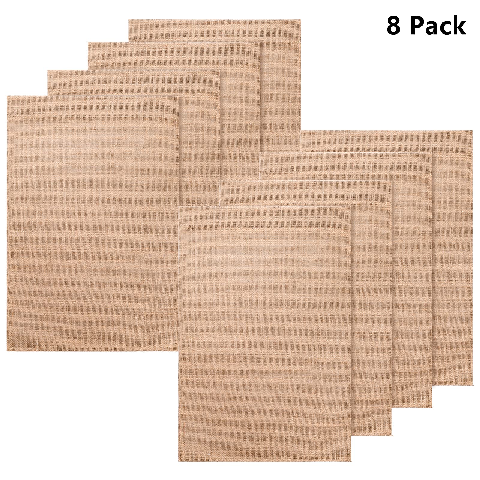 DEAYOU close-up of thick natural burlap material for durability