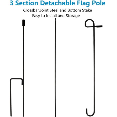 DEAYOU weatherproof stand measures 35.5 inches high