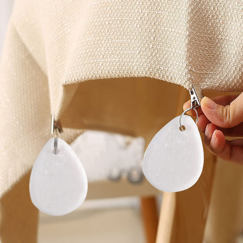 DEAYOU tablecloth weights for outdoor use keep drapes in place