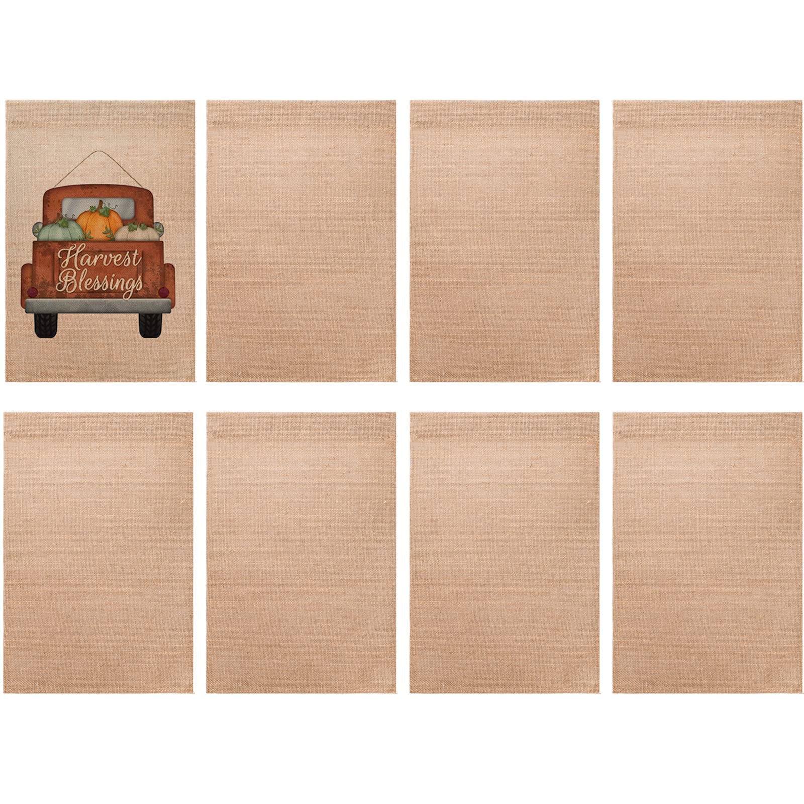 DEAYOU weather-resistant burlap flag designed for outdoor use
