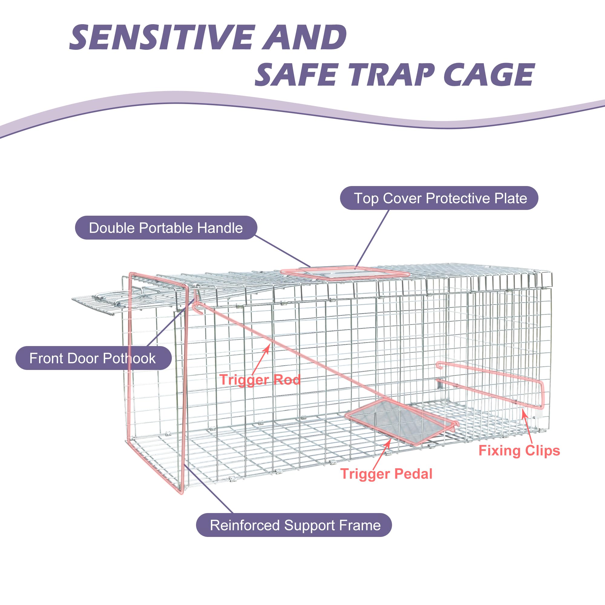 Deblue four-corner clasps keep the cover secure in wind.
