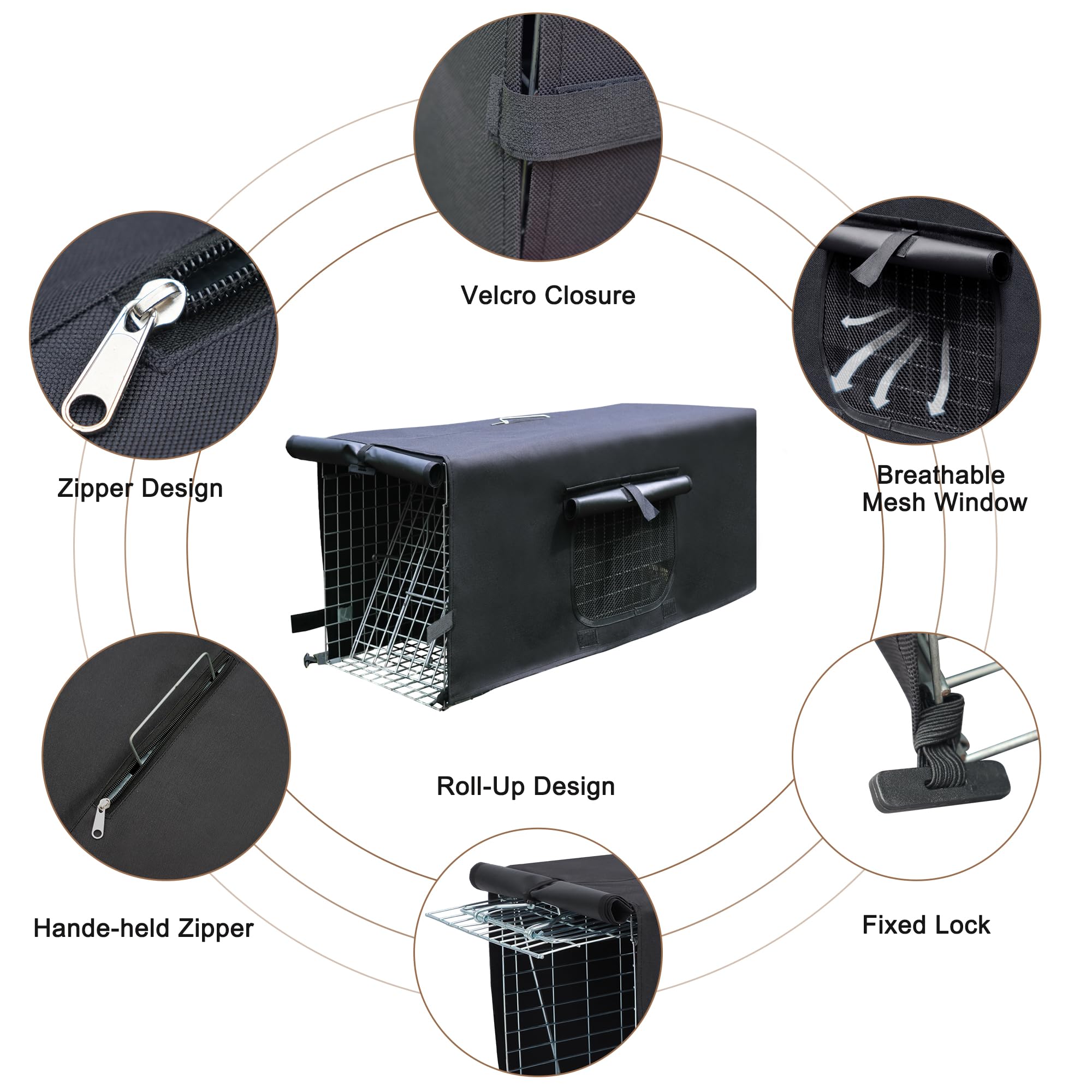 Deblue galvanized steel trap construction emphasizes sturdy trapping performance