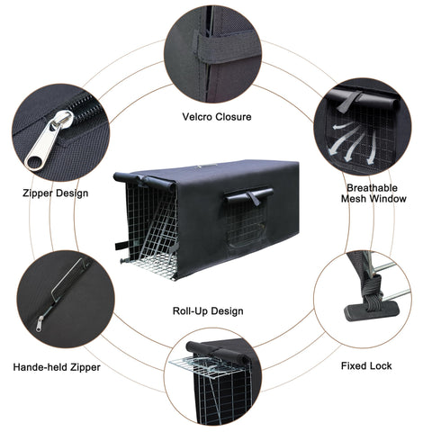 Deblue galvanized steel trap construction emphasizes sturdy trapping performance