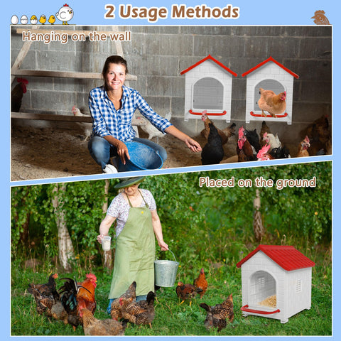 Deblue nesting box uses waterproof material for easy cleaning with water.