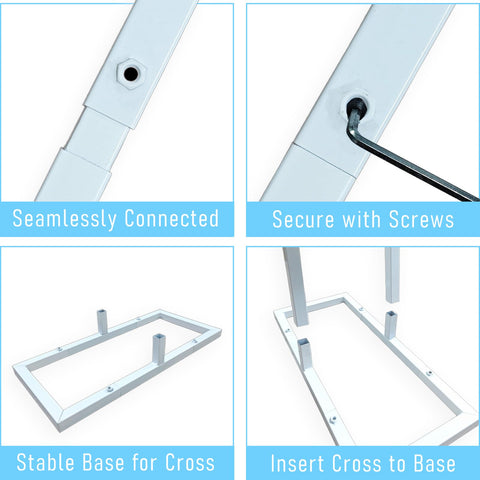 Deborg outdoor cross decor ideal for yard displays and events.
