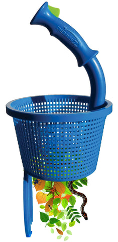 DebrisZ B9 skimmer basket with patent handle and quick-release for easy emptying.