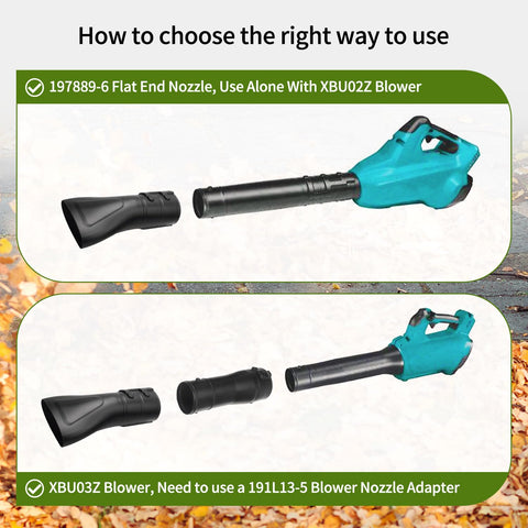 DECKMAN 197889-6 flat end nozzle close-up concentrates air for faster cleaning.