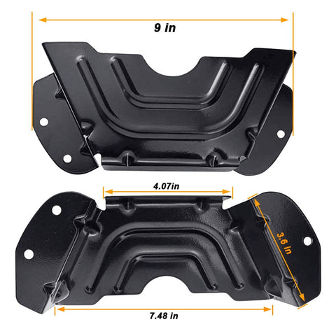 DECKMAN belt guard cover closeup highlights rugged construction and precise fit.