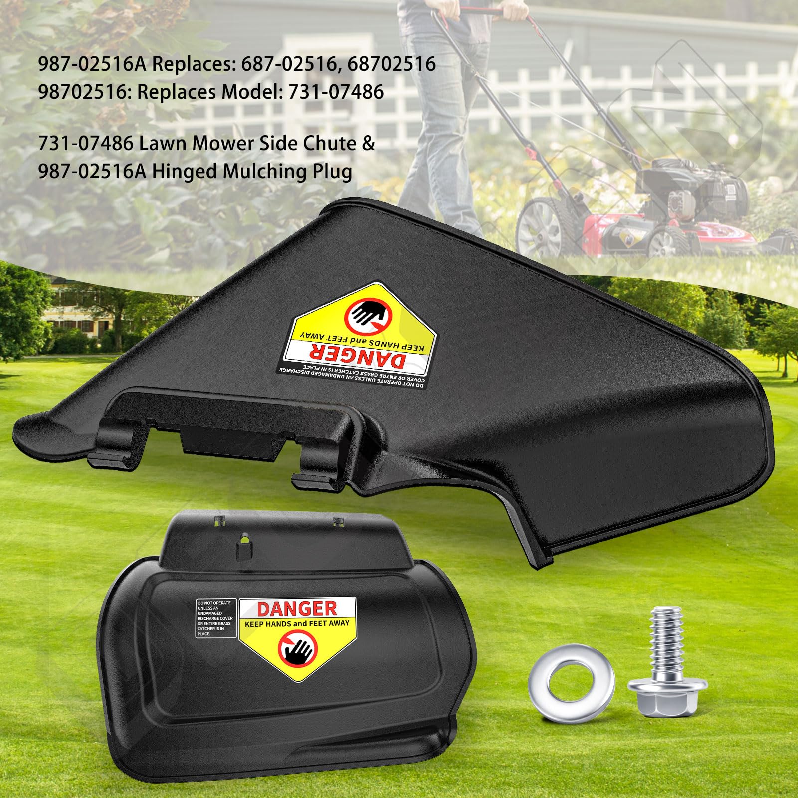 DECKMAN 21-inch Craftsman deck compatibility maintains mowing consistency
