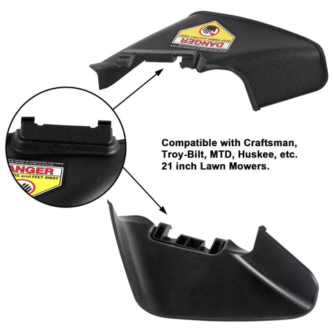 Deckman chute compatible with Craftsman, Huskee, and Troy-Bilt mowers