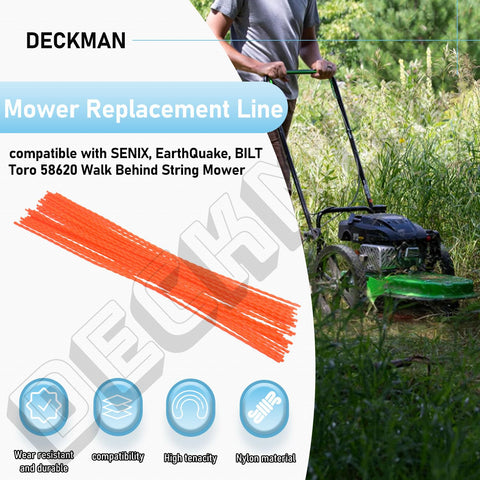 DECKMAN ideal for edging along sidewalks and fences during yard work.