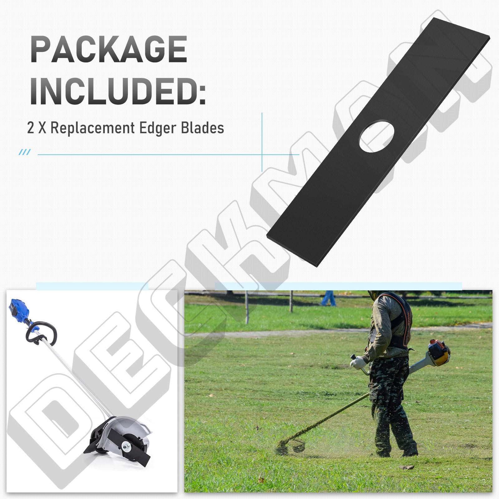 DECKMAN blades packaged in a box for easy storage and purchase.