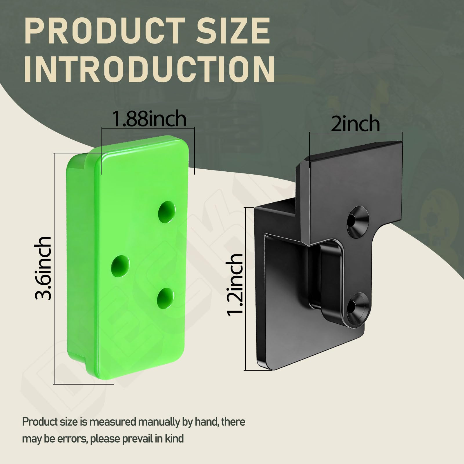 DECKMAN mounting options allow upside-down or upright installation.