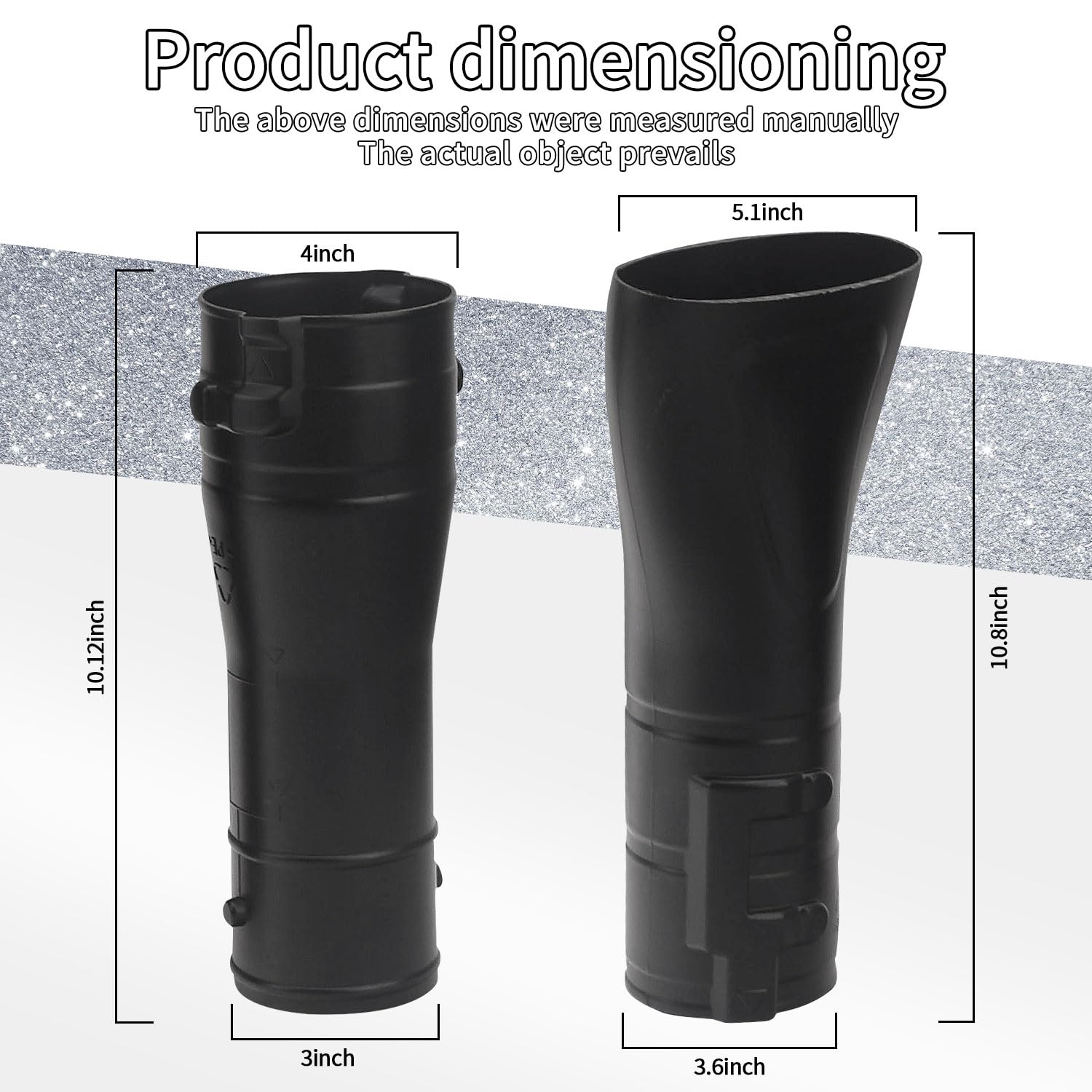 DECKMAN Makita-compatible nozzle selection for X2 36V and XBU02Z XBU03 blowers.