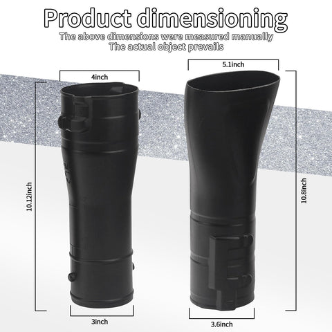 DECKMAN Makita-compatible nozzle selection for X2 36V and XBU02Z XBU03 blowers.