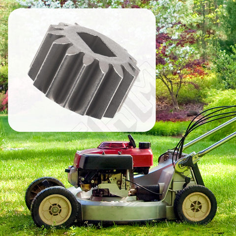 Deckman pinion gear 110-9417 assembly view; demonstrates alignment with drive shaft.