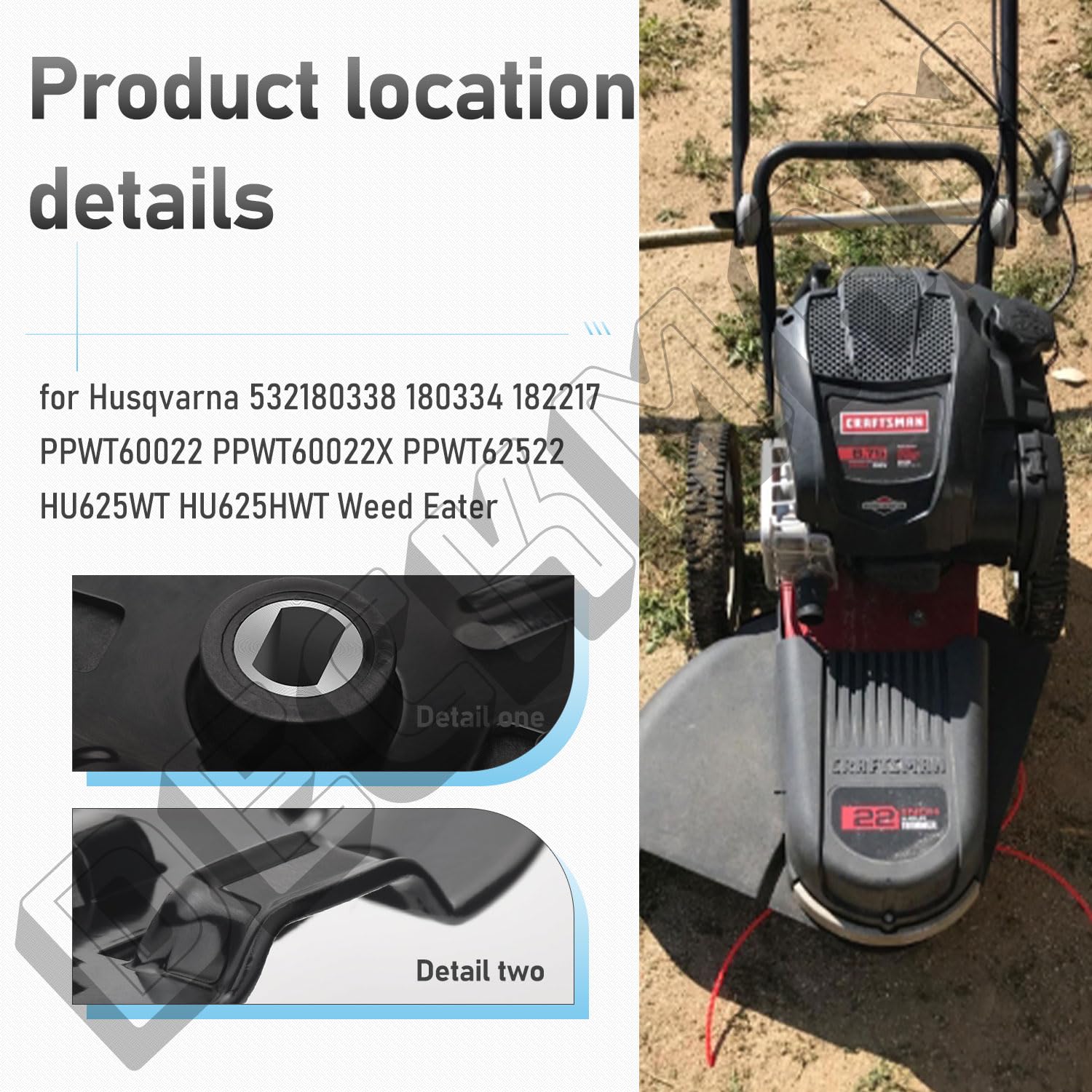 DECKMAN Poulan compatibility emphasizes versatile replacement options across brands