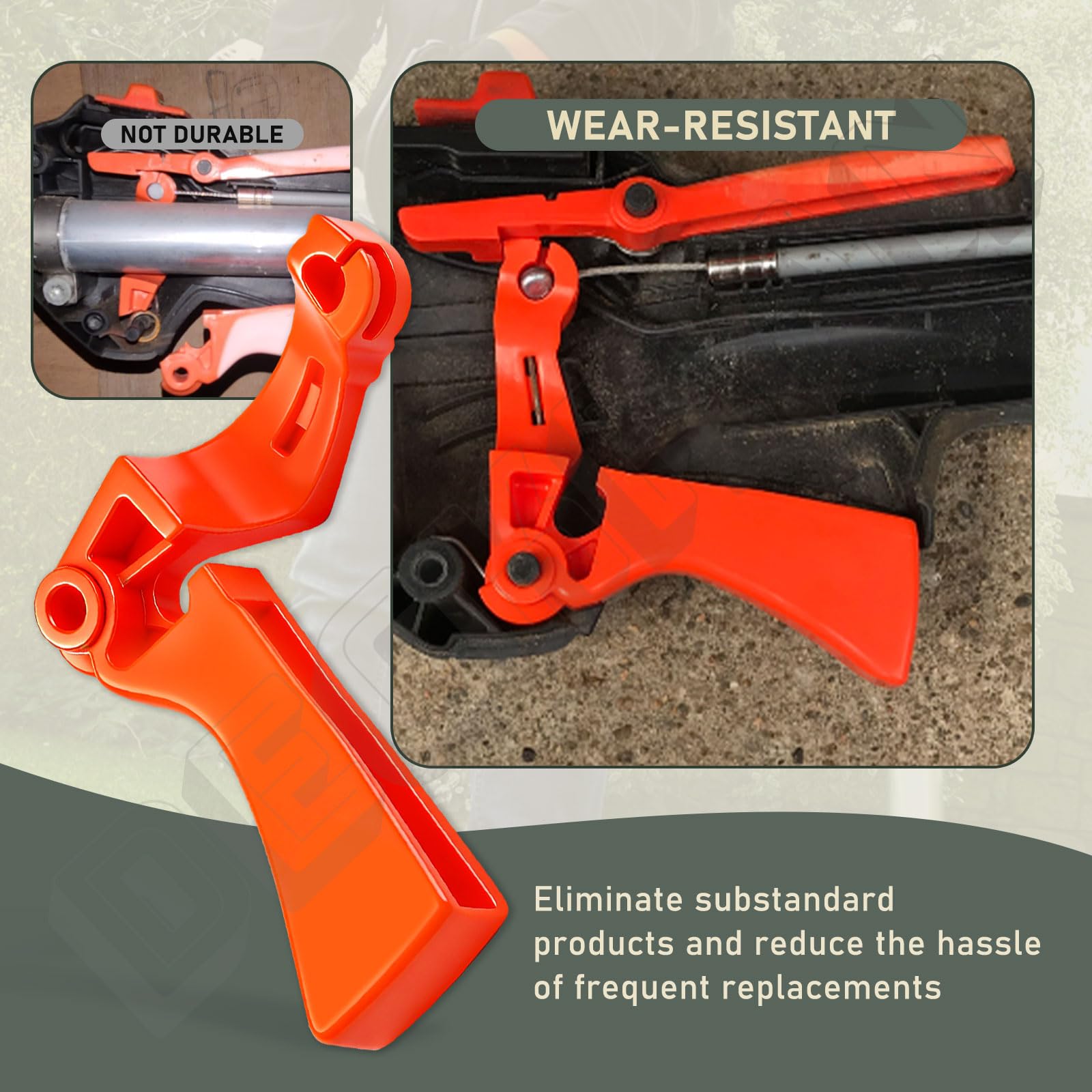 DECKMAN throttle trigger ergonomic design — comfortable control during long sessions.