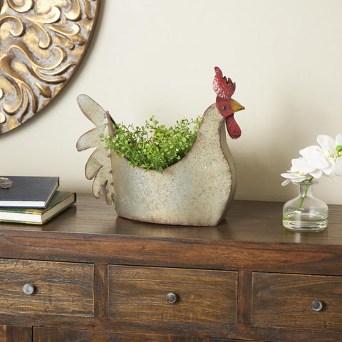 Detail of Deco 79 metal frame highlights durable iron construction