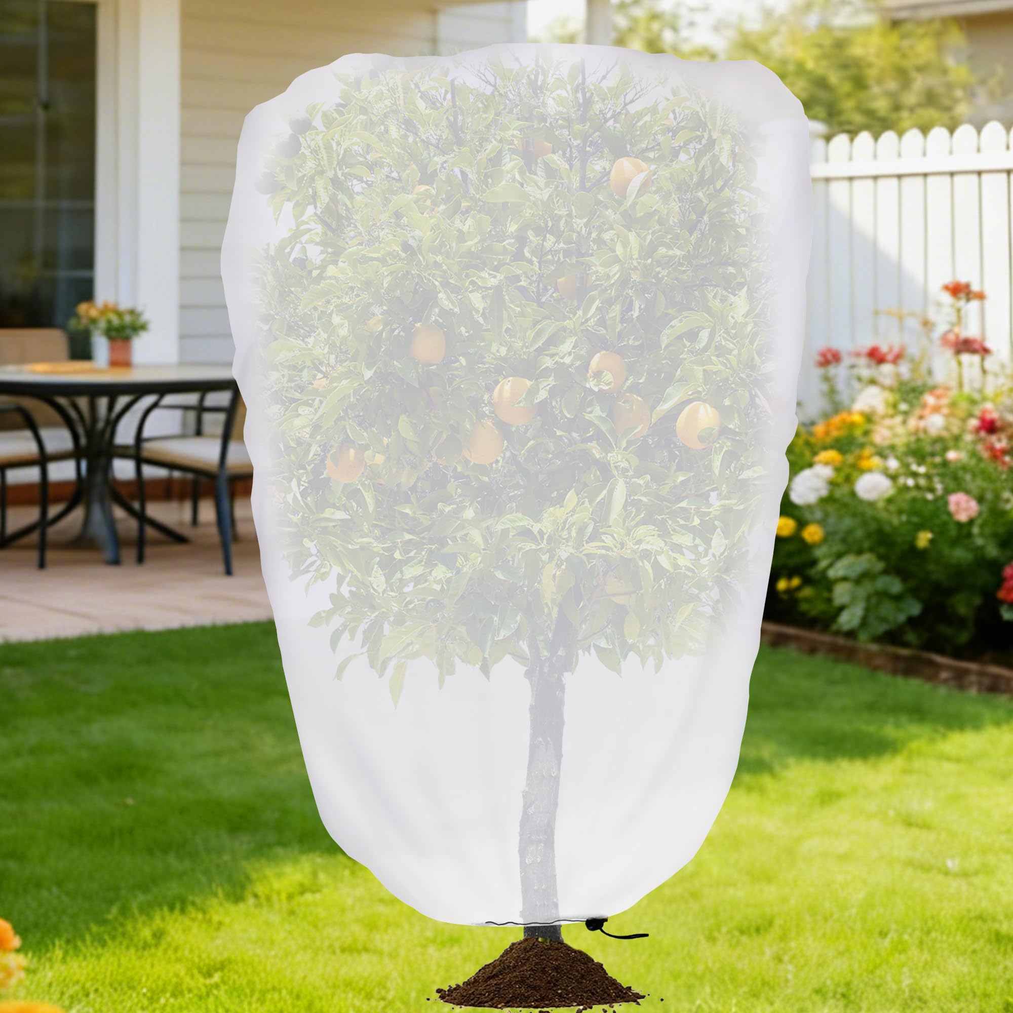 Two-pack DECOHS garden shade covers sized 6.5x5 ft.