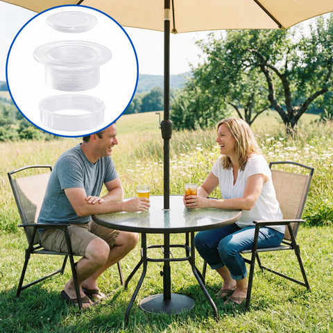 DECOHS 2-inch parasol accessory aiding wind stability and desk aesthetics
