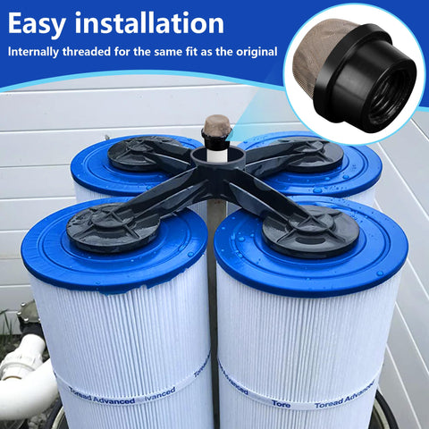 DECOHS 4-pack air bleeder caps for pool maintenance
