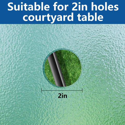 DECOHS ABS plastic insert provides durable outdoor protection