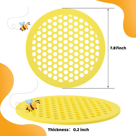DECOHS bee watering station 7.87-inch design floats on water for pollinators