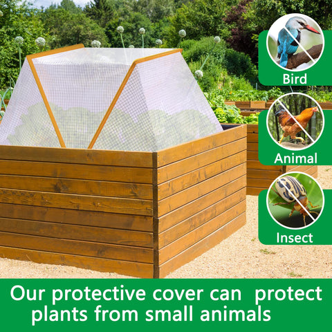 DECOHS breathable ventilation for plants ensures sunlight and air reach roots.