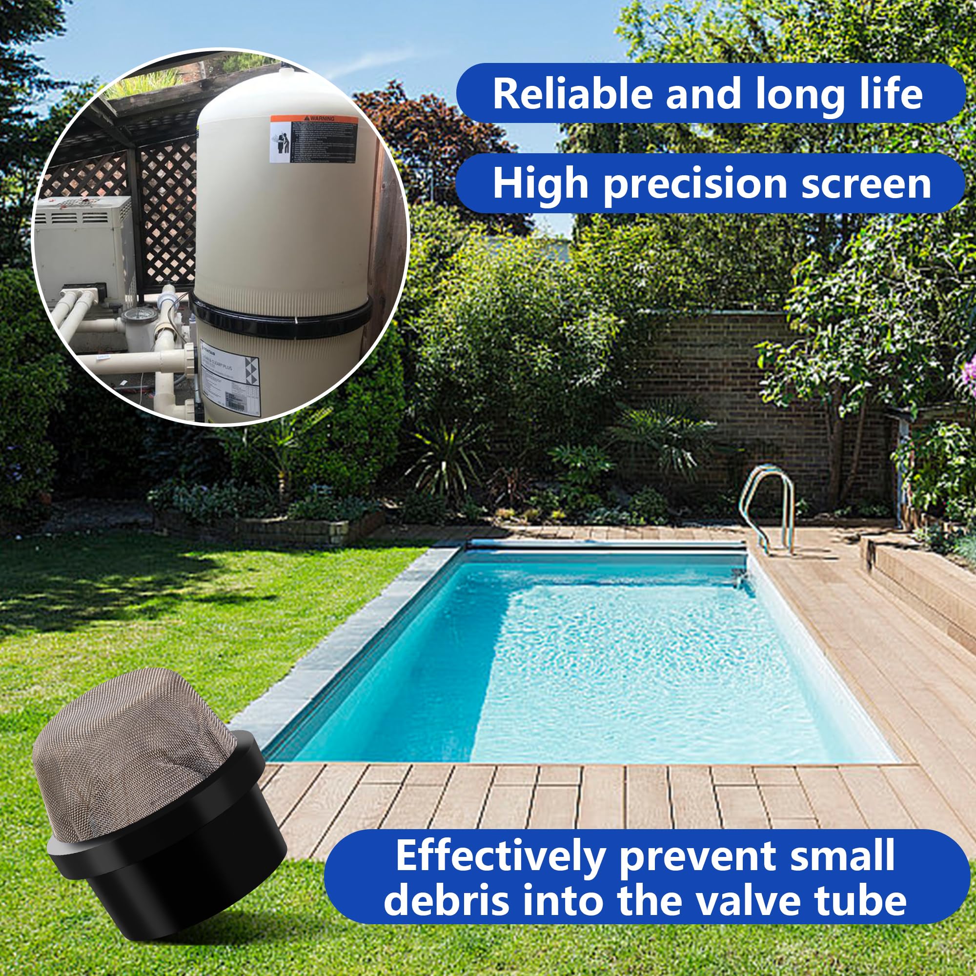 DECOHS 190106Z caps used with compatible pool filter