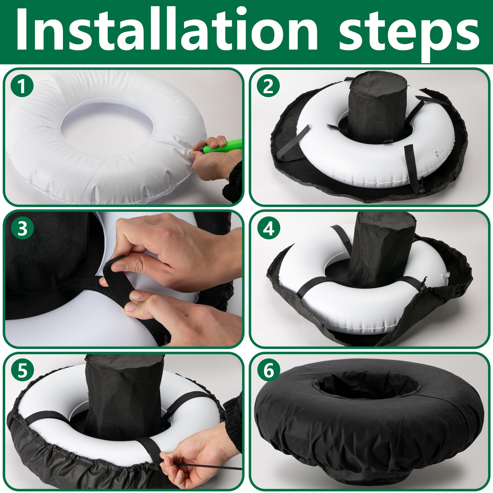 DECOHS 9.4-inch inner diameter keeps soil neatly contained
