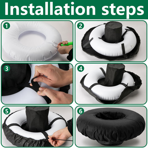 DECOHS 9.4-inch inner diameter keeps soil neatly contained