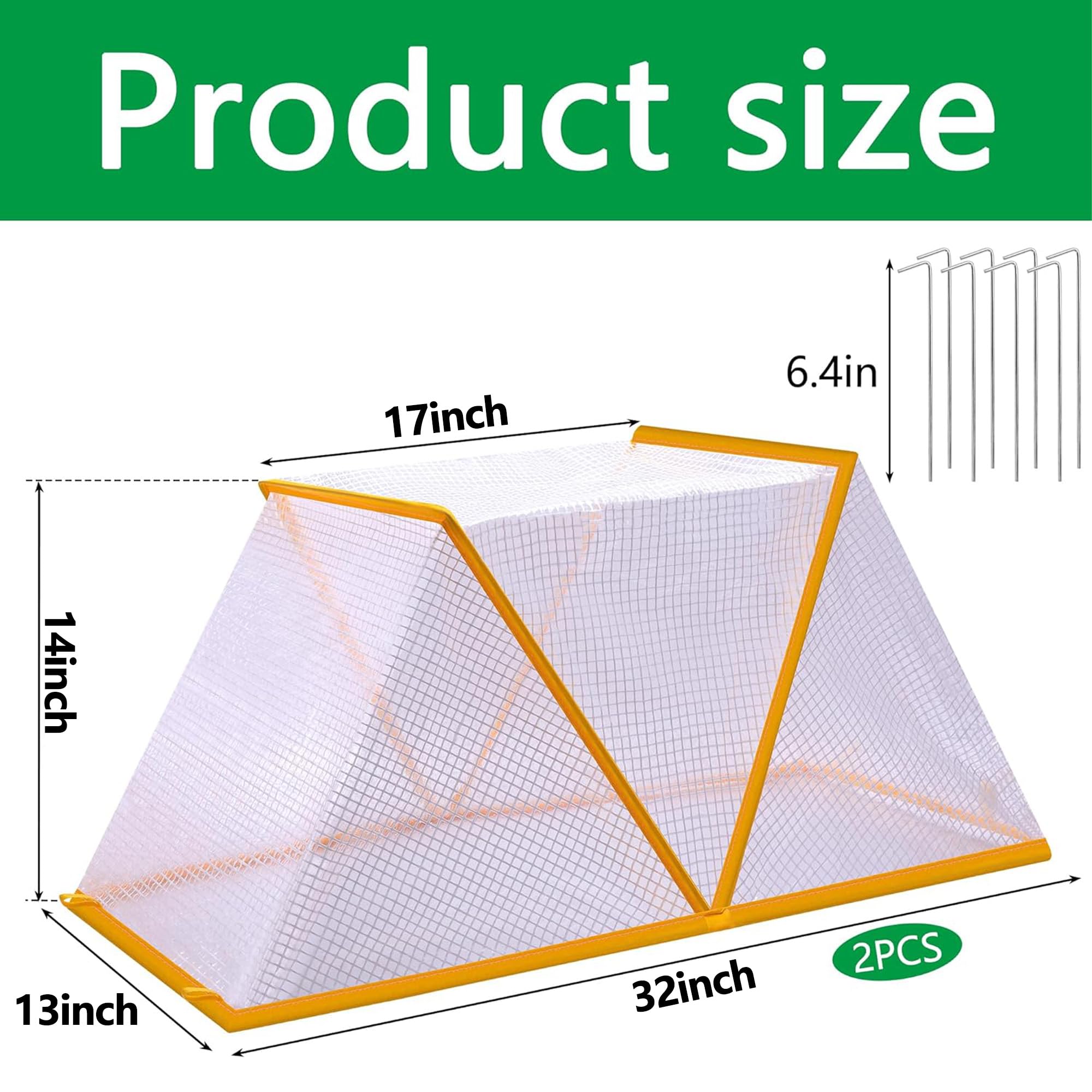 DECOHS foldable garden bed cover setup highlights portability and storage when not in use.