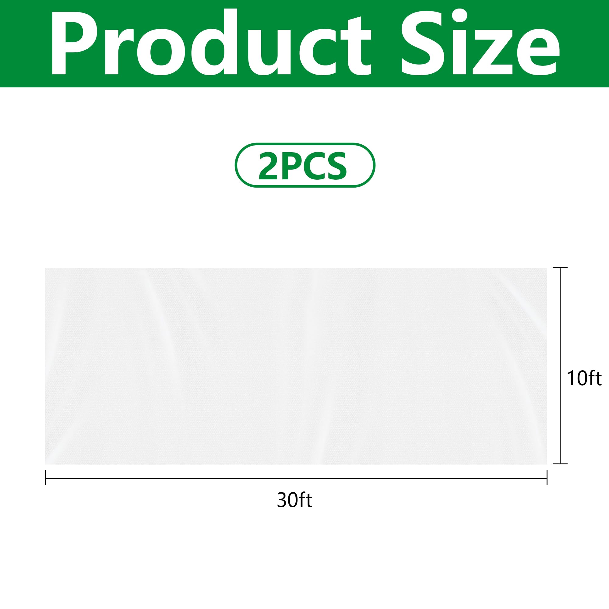 DECOHS garden shade cloth white blocks direct sun while preserving essential light
