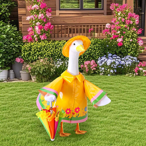 DECOHS complete goose outfit fits 23-inch lawn statues