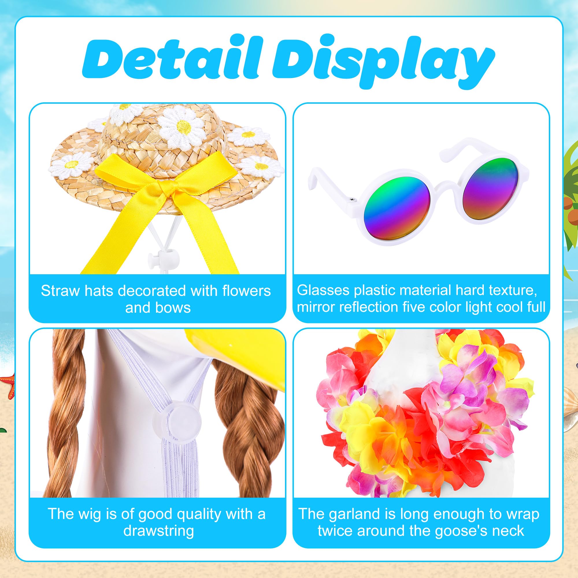 DECOHS goose wig allows easy customization of a playful summer look.