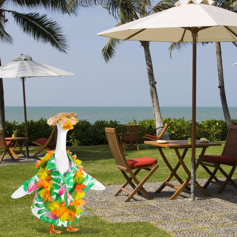 DECOHS straw hat with flexible strap ensures secure wear.