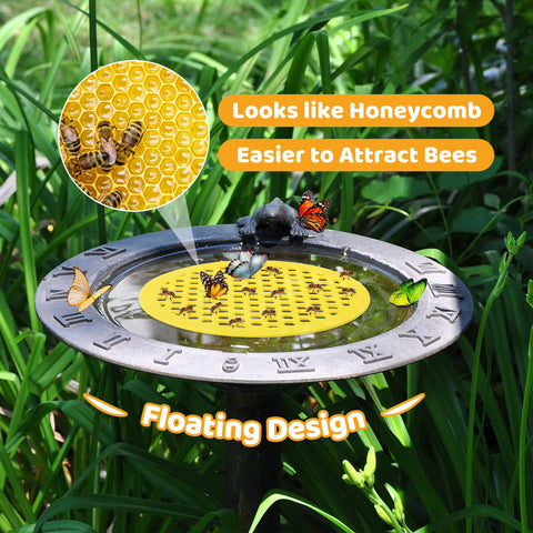 DECOHS honeycomb-style floating island supports pollinators at outdoor spaces