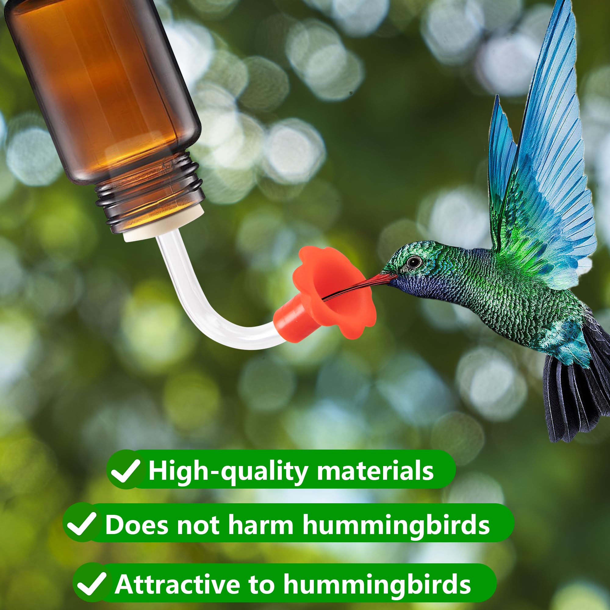 DECOHS tapered-fit design keeps tubes properly positioned for reliable feeding.
