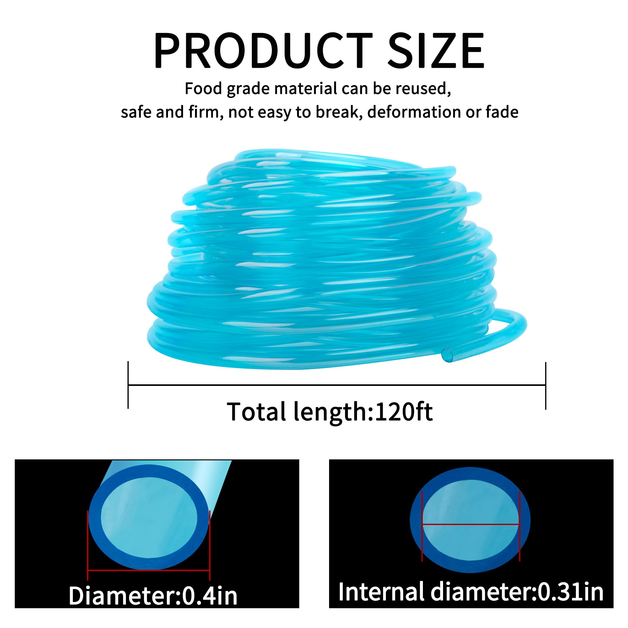 DECOHS blue vacuum sap tubing enables clean, efficient maple collection.