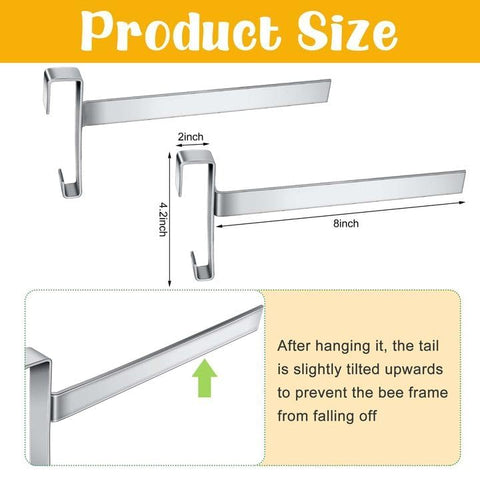 DECOHS stainless steel beehive frame perch offers rust-resistant hands-free support