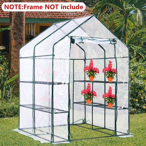 DECOHS easy-assembly greenhouse cover designed for quick setup and compact storage.