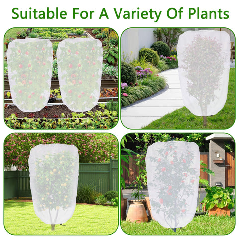 DECOHS two-pack garden shade cover ready to install.