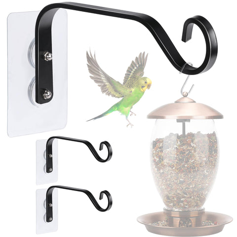 DECOHS window bird feeder hanger with traceless adhesive for secure, damage-free mounting.