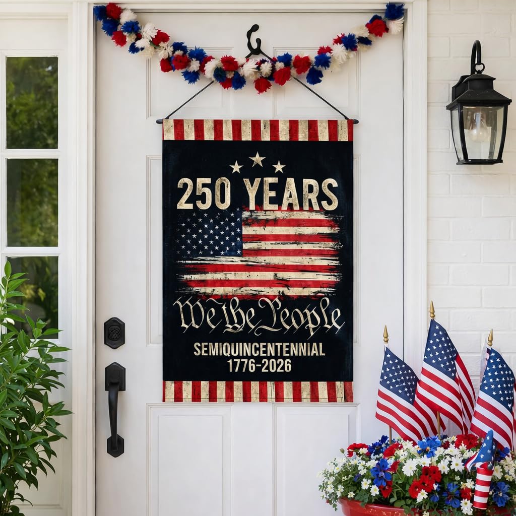 DECOLPARTY flag backdrop for photo-ready outdoor celebrations