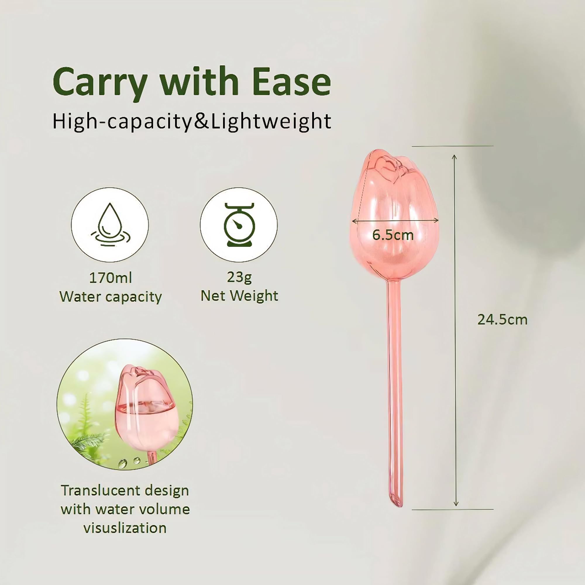 Simple fill and insert for consistent moisture delivery to plants