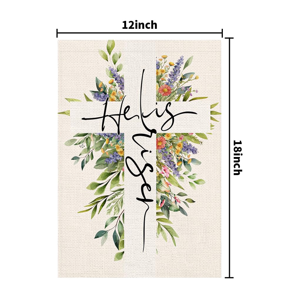 Decorhua durable burlap flag designed for seasonal outdoor use.