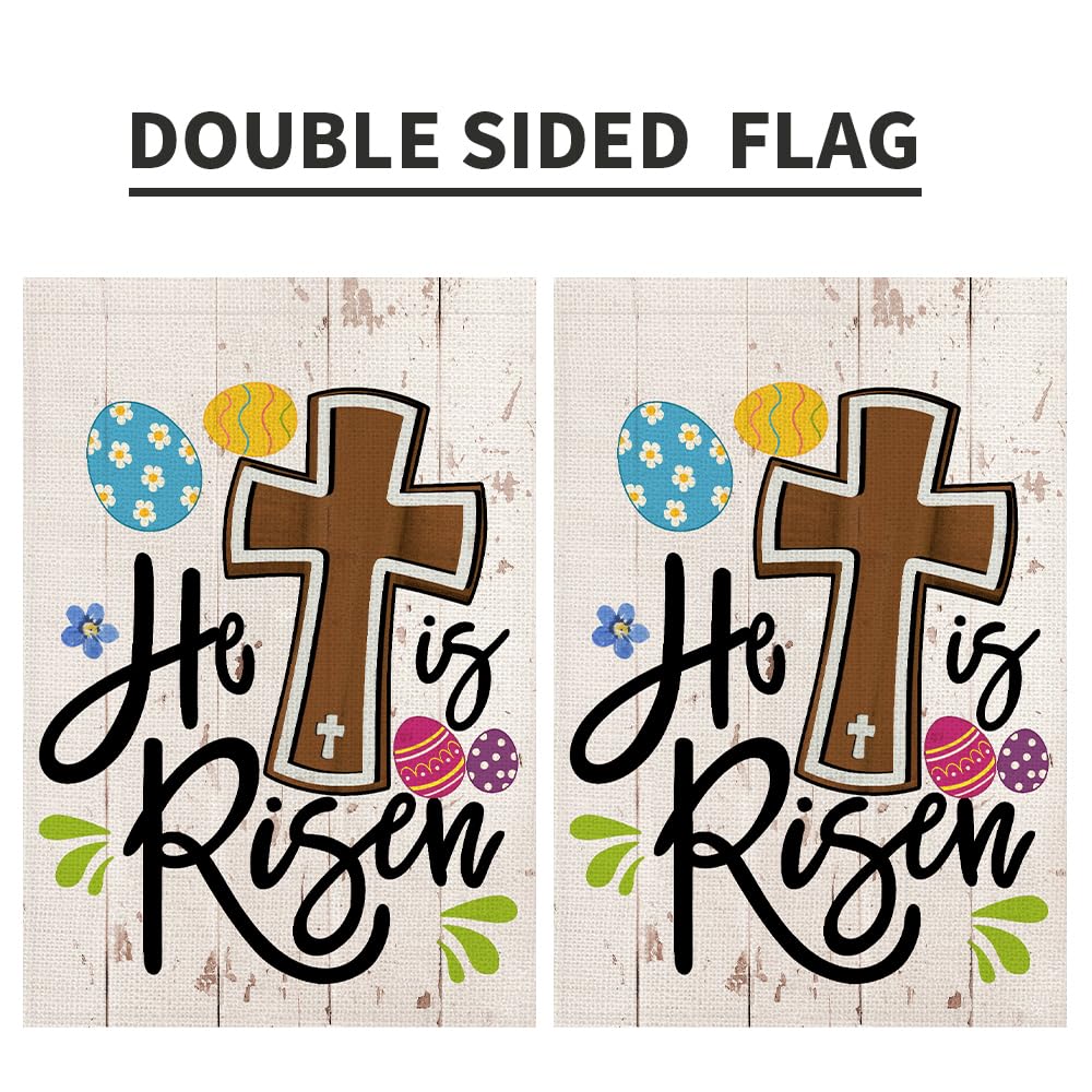 Decorhua decorative Easter flag perfect for porch or patio decor