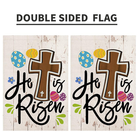 Decorhua decorative Easter flag perfect for porch or patio decor