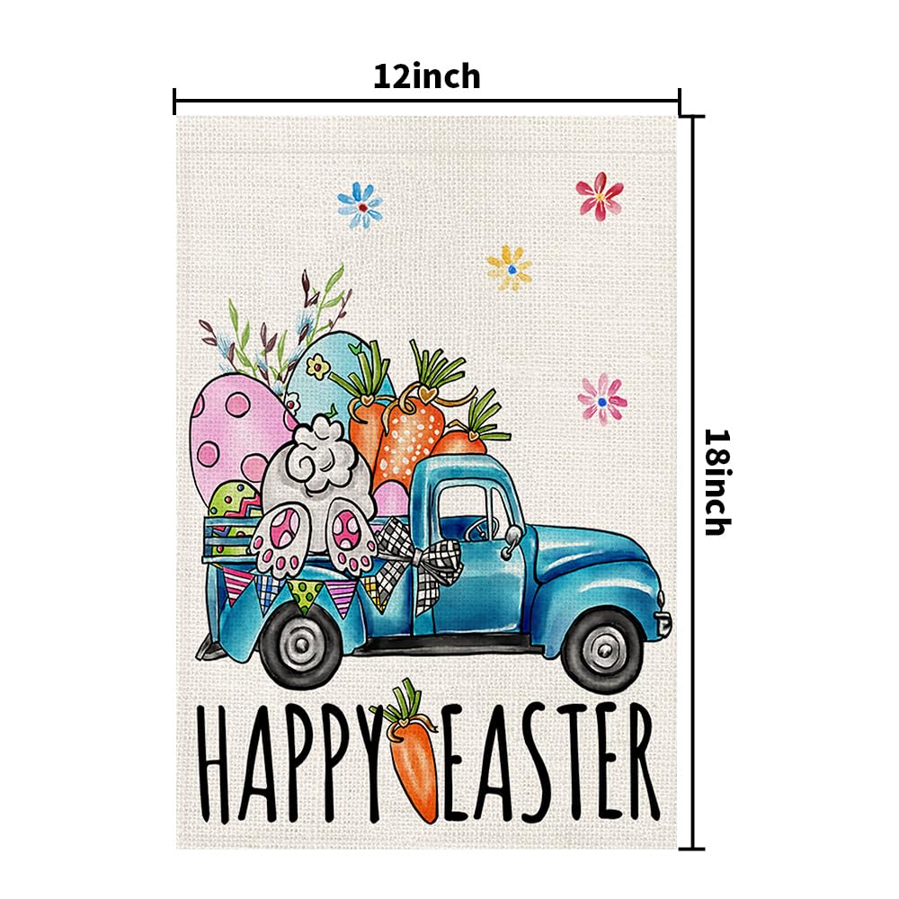 Decorhua welcome Easter flag greets guests with seasonal outdoor decor.